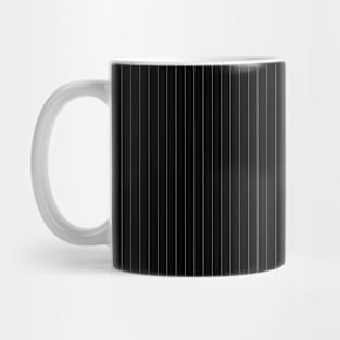 Black and Gray Pinstripes Mug